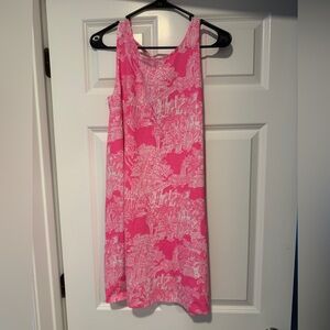 Lilly Pulitzer Pink and White Kristen Swing Dress